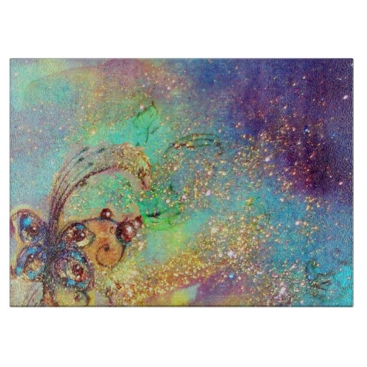 影の庭 – 失った魔法蝶の植物 カッティングボード (正面)