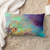 影の庭 – 失った魔法蝶の植物 ランバークッション (ブランケット)