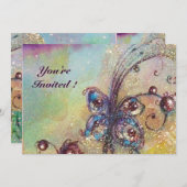 影の庭 – 失った魔法蝶の植物 招待状 (正面/裏面)