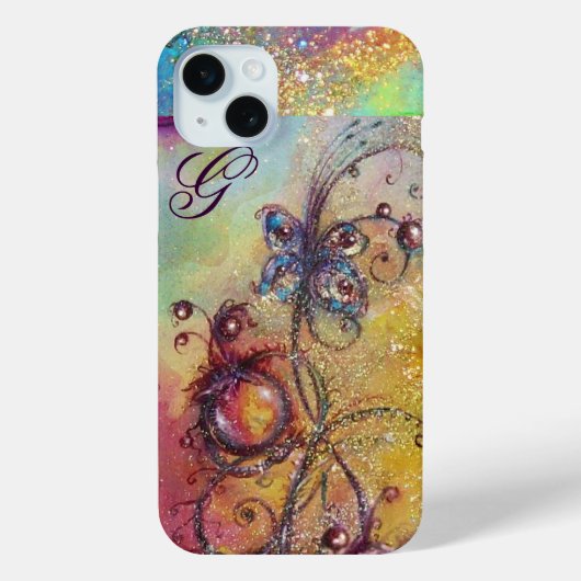 影の庭 – 失った魔法蝶の植物 Case-Mate iPhoneケース (裏面)