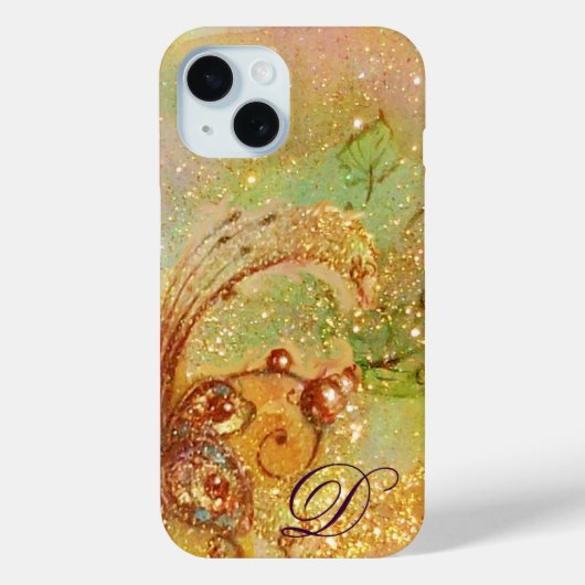 影の庭 – 失った魔法蝶の植物 Case-Mate iPhoneケース (裏面)