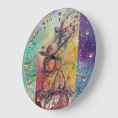 影の庭、失った魔法蝶 ラージ壁時計 (傾斜)