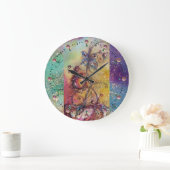 影の庭、失った魔法蝶 ラージ壁時計 (ホーム)