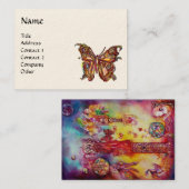 影の庭 – 失った魔法蝶 名刺 (正面/裏面)