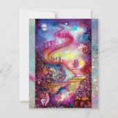 影の庭、神秘的な失った階段 招待状 (正面)