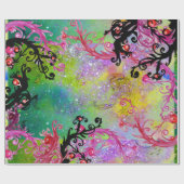 影の庭、紫失ったの魔法の果実 ラッピングペーパー (フラット)