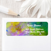 影の庭、紫失った色の緑の黄色 ラベル (インサイチュ)