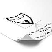 影の揺れシールドポスター ポスター (角)