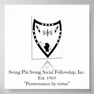 影の揺れシールドポスター ポスター