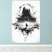 影の放浪キャンバスの印刷 キャンバスプリント (インサイチュ (ウッドフロア))