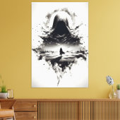 影の放浪キャンバスの印刷 キャンバスプリント (インサイチュ (リビング))