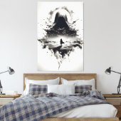 影の放浪キャンバスの印刷 キャンバスプリント (インサイチュ (寝室))