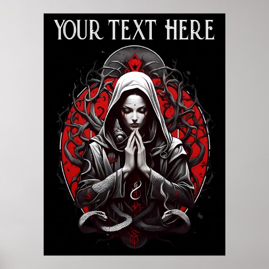 影の森のヘビの女司祭 ポスター (正面)