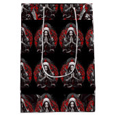 影の森のヘビの女司祭 ミディアムペーパーバッグ (裏面)