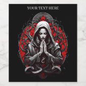 影の森のヘビの女司祭 ワインラベル (シングルラベル)