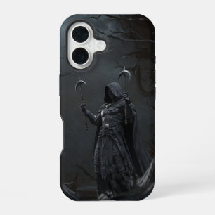 影の死神 – ツインブレードウォリアー iPhone 16ケース