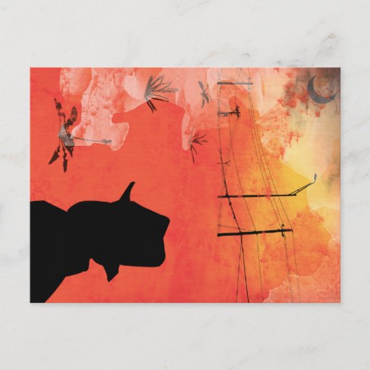 影の男 ポストカード (正面)