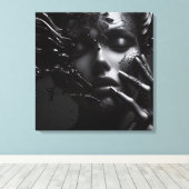 影の神秘的な：光と闇の踊り キャンバスプリント (インサイチュ (ウッドフロア))