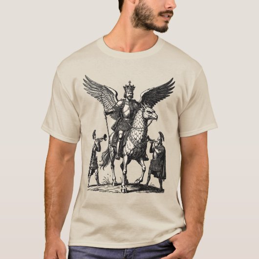 影の空のささやきの使者 Tシャツ (正面)