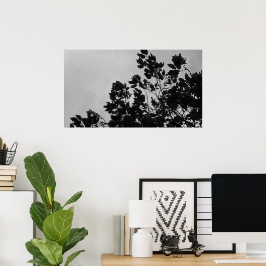 影の葉数 ポスター (ホームオフィス)