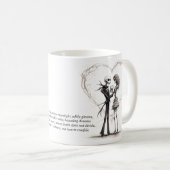 影の2つの魂深い：愛の中のハロウィーン コーヒーマグカップ (正面右)