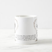 影の2つの魂深い：愛の中のハロウィーン コーヒーマグカップ (中央)