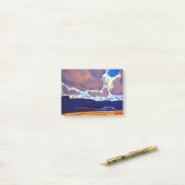 影のMaynardディクソンのメサ ポストイット (デスク上)