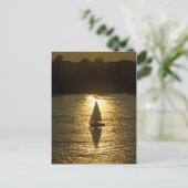 影を付けてセーリング ポストカード (スタンド正面)
