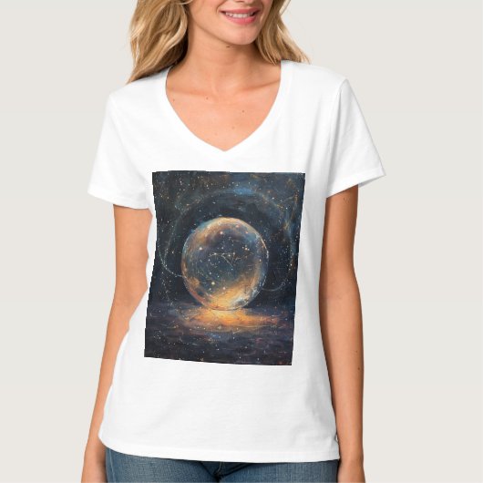 影を投げなければ光を投げることはできない Tシャツ (正面)