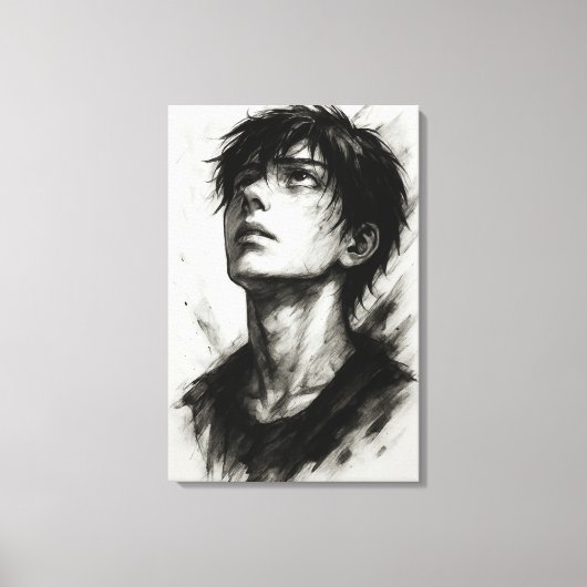 影を超えた希望のキャンバス印刷 キャンバスプリント (正面)