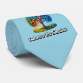 影を追い払う。世界がん日 ネクタイ (ロール)