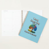 影を追い払う。世界がん日 プランナー手帳 (ディスプレー)