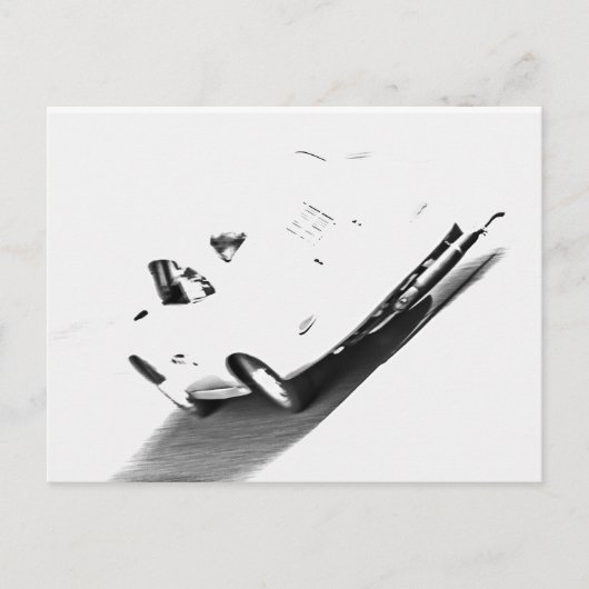 影を駆け抜ける ポストカード (正面)