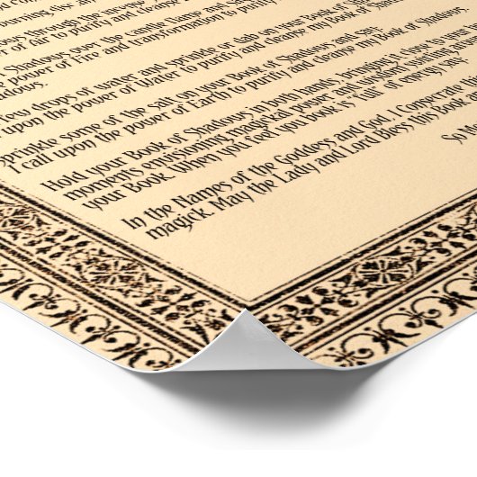 影法書 ポスター (角)