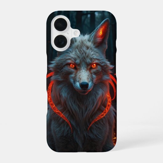 影狐 iPhone 16ケース (裏面)