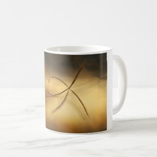 影独身の付き草種 コーヒーマグカップ