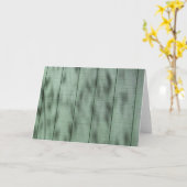 影素朴/光が塗り潰された緑の木壁 カード (黄色い花)