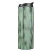 影素朴/光が塗り潰された緑の木壁 タンブラー (回転左)