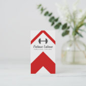 影響が大きいパーソナルトレーナー及びフィットネス 名刺 (スタンド正面)