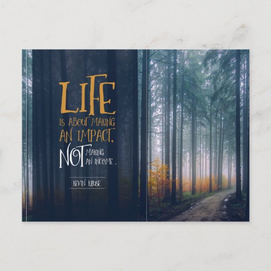 影響の作成 ポストカード (正面)