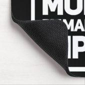 影響の黒のマウスパッドの作成によってお金をもうけて下さい マウスパッド (コーナー)