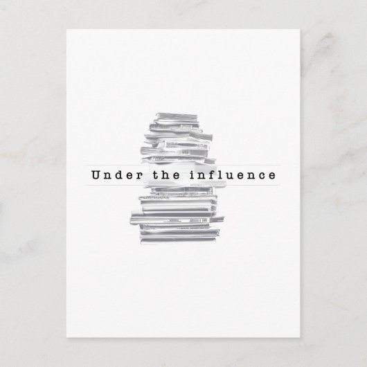 影響を受けて ポストカード (正面)