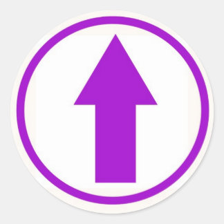 影響を受ける – 紫 ラウンドシール