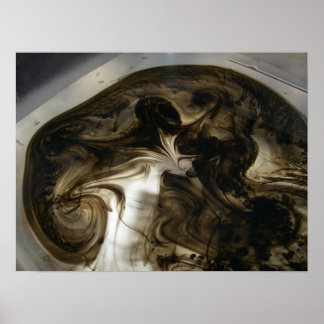 影響下のインク ポスター