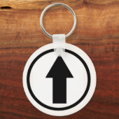 影響以上 – 黒。 キーホルダー (正面)