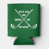 影響力を持つゴルファー | カスタムパーソナライズされたビール 缶クーラー (正面)