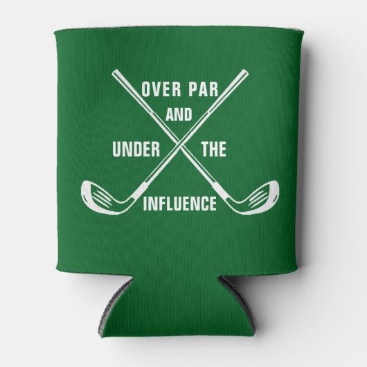 影響力を持つゴルファー | カスタムパーソナライズされたビール 缶クーラー (正面)