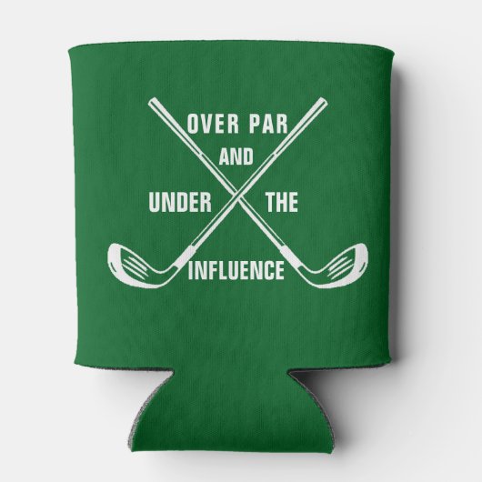 影響力を持つゴルファー | カスタムパーソナライズされたビール 缶クーラー (裏面)