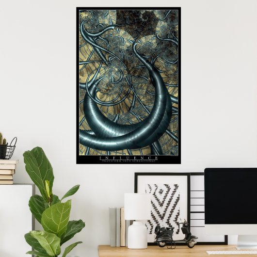 影響 ポスター (ホームオフィス)