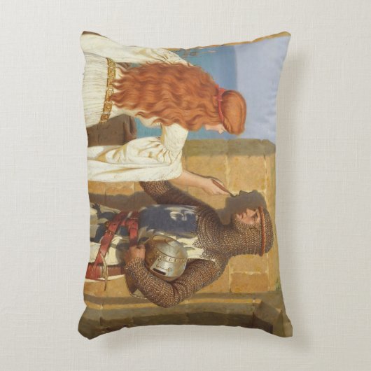 影、エドマンドLeighton著c. 1909年 アクセントクッション (正面(垂直))